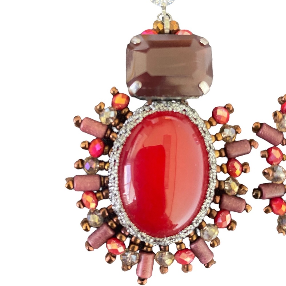 Ottaviani Bijoux Stunning Statement Earrings-Rare! - image 4